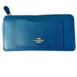 Coach Navy/Teal Wallet